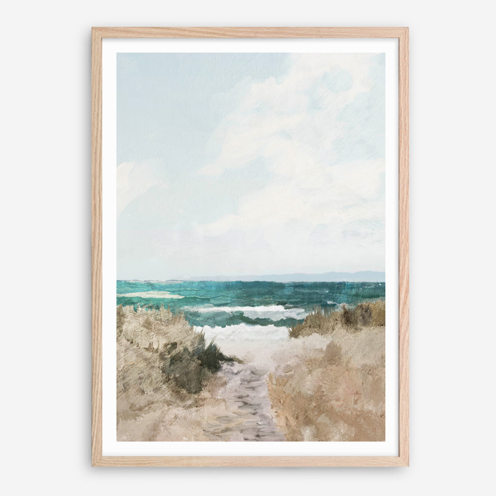 Beach Path Art Print