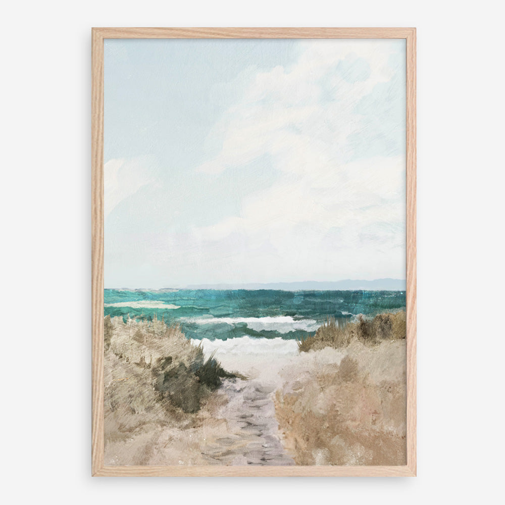 Beach Path Art Print