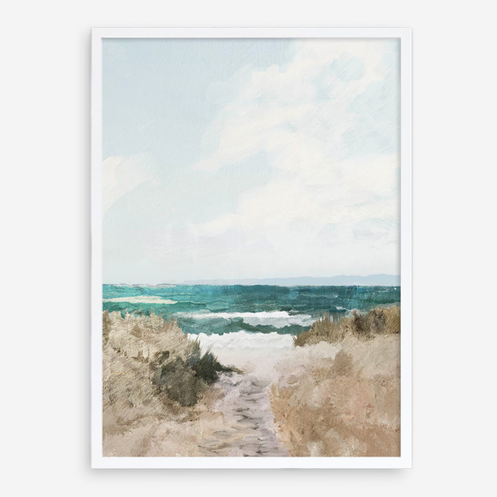 Beach Path Art Print