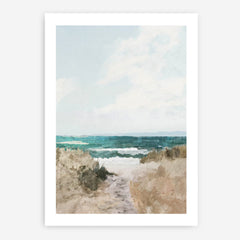 Beach Path Art Print