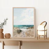 Beach Path Art Print