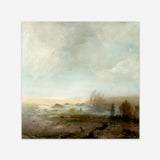 West Coast Beach (Square) Art Print