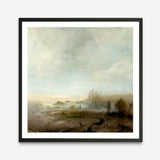 West Coast Beach (Square) Art Print