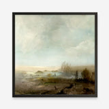 West Coast Beach (Square) Art Print