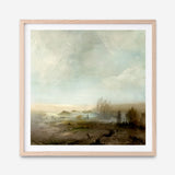 West Coast Beach (Square) Art Print