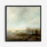 West Coast Beach (Square) Canvas Print