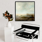 West Coast Beach (Square) Canvas Print