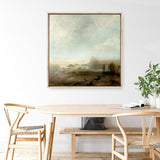 West Coast Beach (Square) Canvas Print