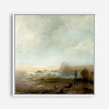 West Coast Beach (Square) Canvas Print