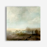 West Coast Beach (Square) Canvas Print