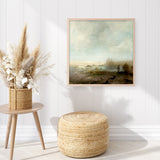 West Coast Beach (Square) Art Print