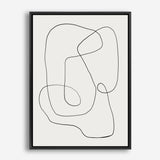 Line Abstract Canvas Print