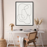 Line Abstract Canvas Print