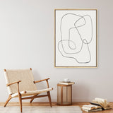 Line Abstract Canvas Print