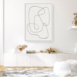 Line Abstract Canvas Print