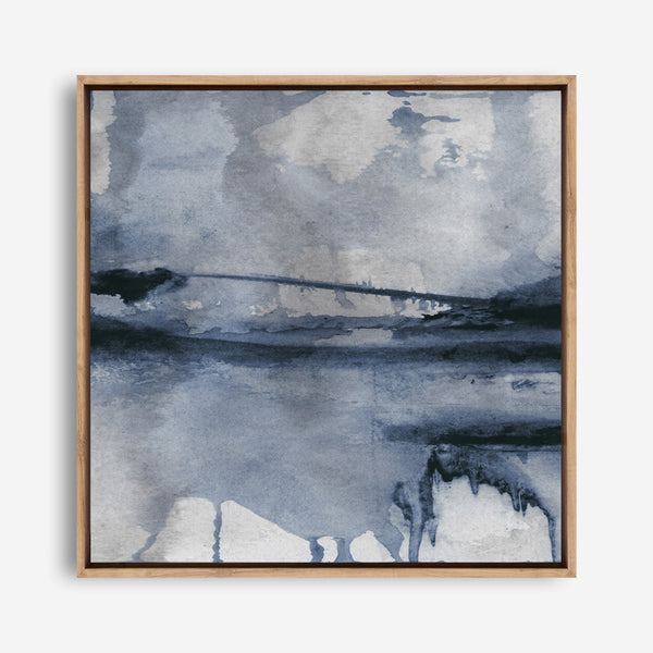 Blu II (Square) Canvas Print