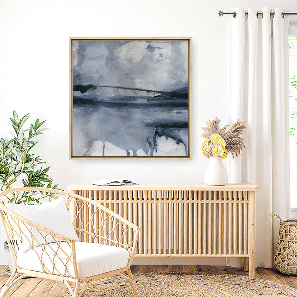 Blu II (Square) Canvas Print