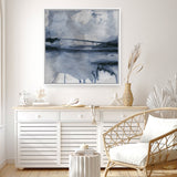 Blu II (Square) Canvas Print