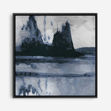 Blu III (Square) Canvas Print