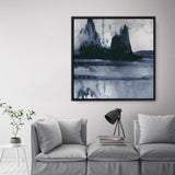 Blu III (Square) Canvas Print