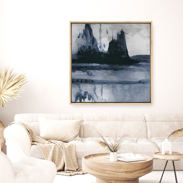 Blu III (Square) Canvas Print