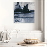 Blu III (Square) Canvas Print