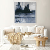 Blu III (Square) Canvas Print