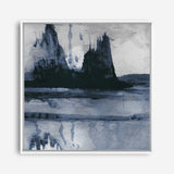 Blu III (Square) Canvas Print