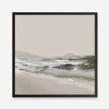 Calm Beach (Square) Art Print
