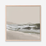 Calm Beach (Square) Art Print