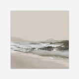 Calm Beach (Square) Art Print