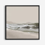 Calm Beach (Square) Canvas Print