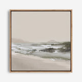 Calm Beach (Square) Canvas Print