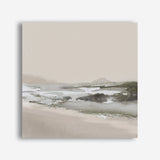 Calm Beach (Square) Canvas Print