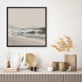 Calm Beach (Square) Art Print