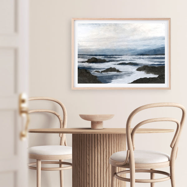 Côte Art Print