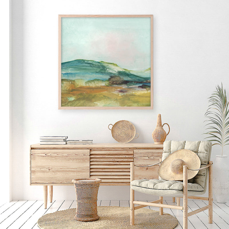 Country Hills I (Square) Art Print
