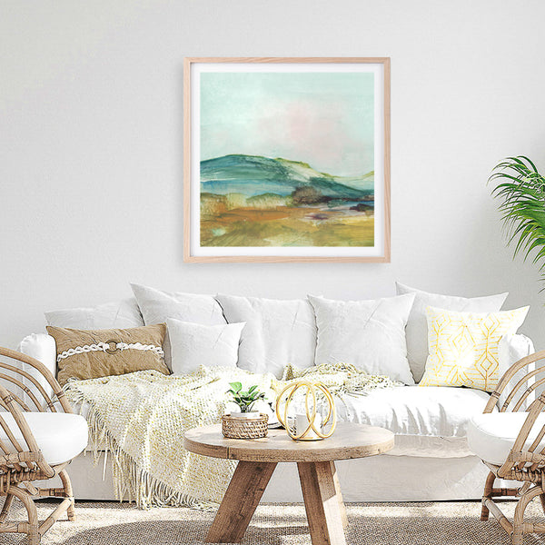 Country Hills I (Square) Art Print