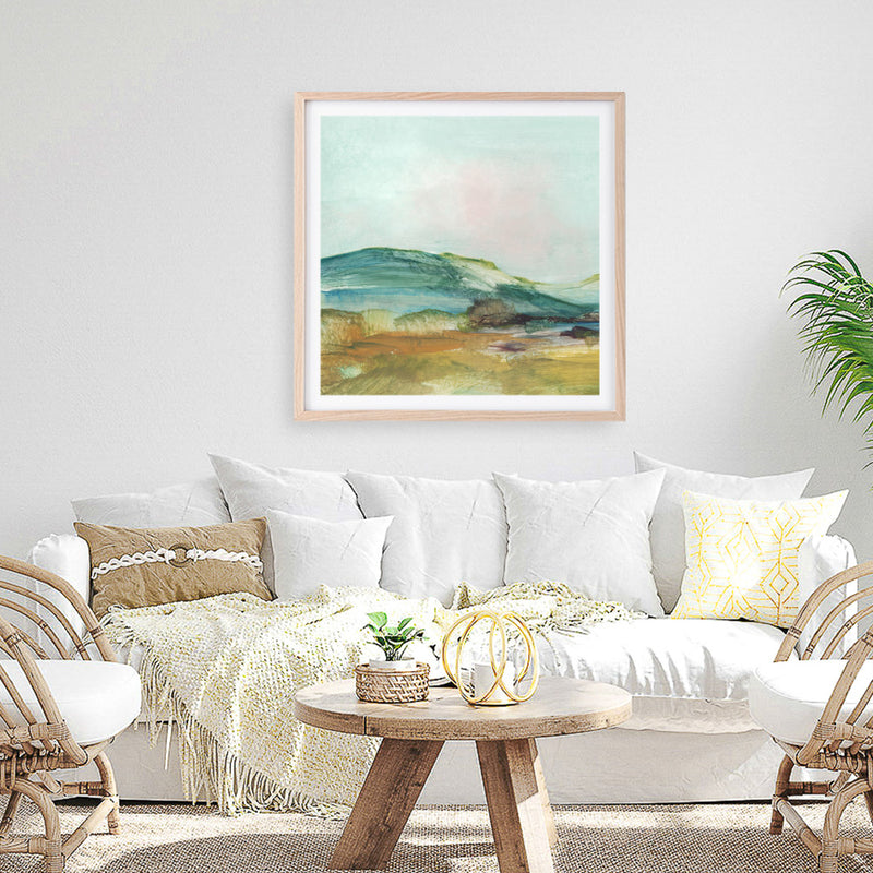 Country Hills I (Square) Art Print