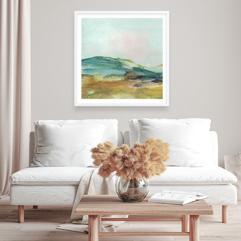 Country Hills I (Square) Art Print