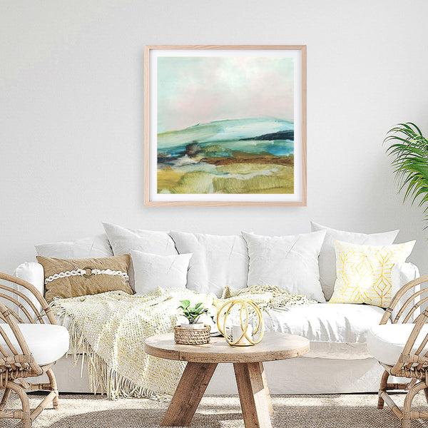 Country Hills II (Square) Art Print