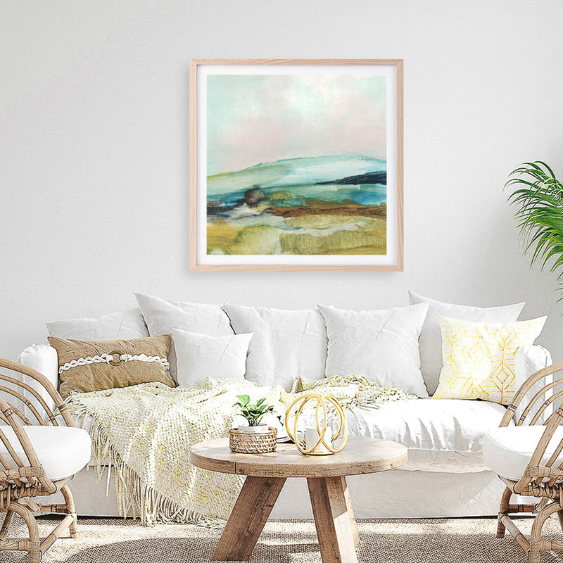Country Hills II (Square) Art Print