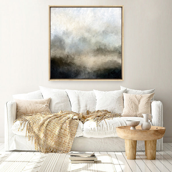 Lake Mist (Square) Canvas Print