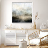 Lake Mist (Square) Canvas Print