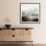 Lake Mist (Square) Art Print