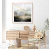 Lake Mist (Square) Art Print