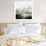 Lake Mist (Square) Art Print