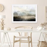 Lake Mist Art Print