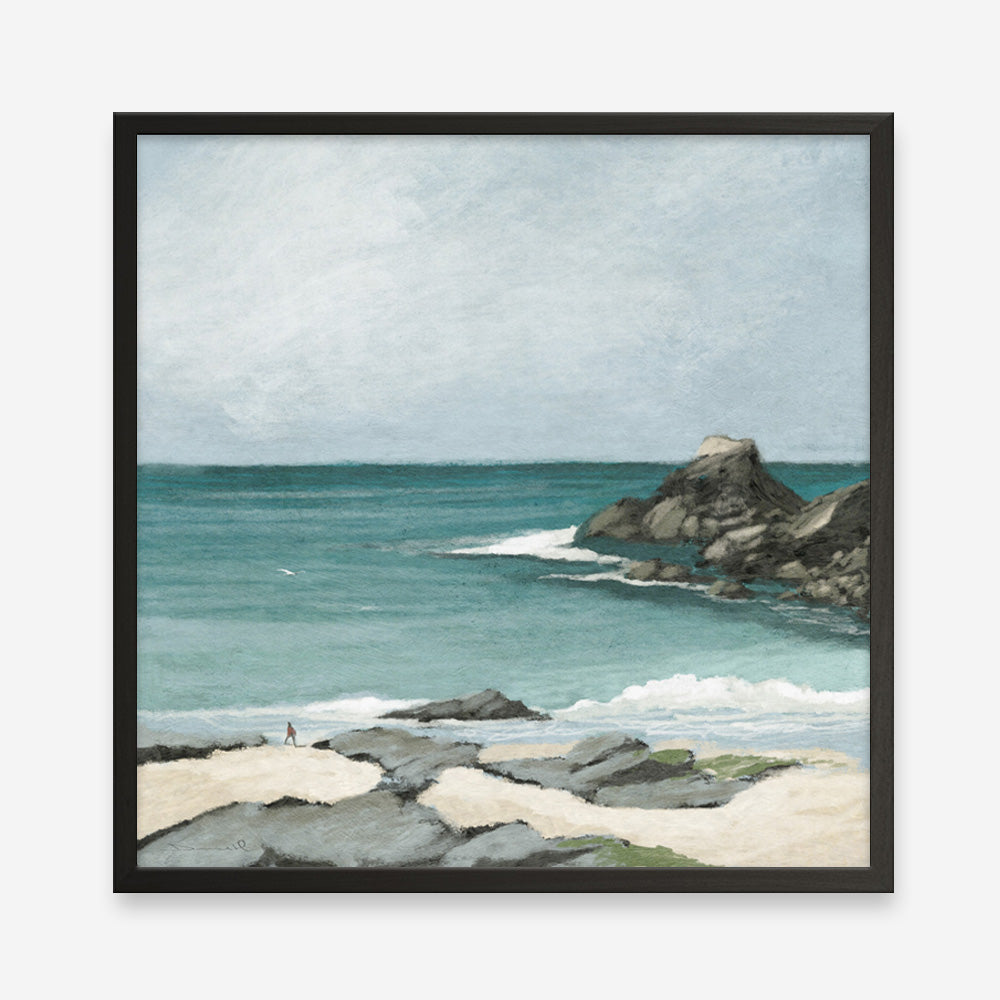 Trevone Bay (Square) Art Print