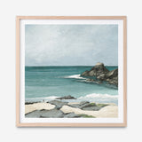Trevone Bay (Square) Art Print